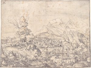 水磨坊大景观 作者 阿尔布雷希特·阿尔特多夫（Albrecht Altdorfer）