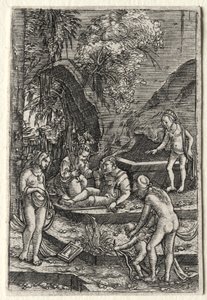 巴黎审判 作者 阿尔布雷希特·阿尔特多夫（Albrecht Altdorfer）
