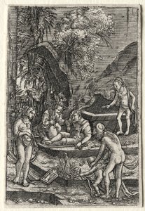 巴黎审判，1511年。 作者 阿尔布雷希特·阿尔特多夫（Albrecht Altdorfer）