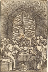 最后的晚餐 作者 阿尔布雷希特·阿尔特多夫（Albrecht Altdorfer）