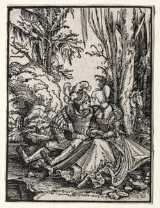恋人们 作者 阿尔布雷希特·阿尔特多夫（Albrecht Altdorfer）