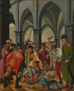 圣弗洛里安的殉难，约1516-1520年。 作者 阿尔布雷希特·阿尔特多夫（Albrecht Altdorfer）