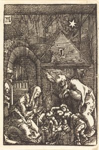 耶稣诞生 作者 阿尔布雷希特·阿尔特多夫（Albrecht Altdorfer）