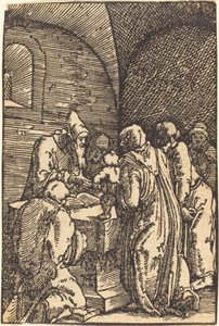 基督在圣殿中的显现 作者 阿尔布雷希特·阿尔特多夫（Albrecht Altdorfer）