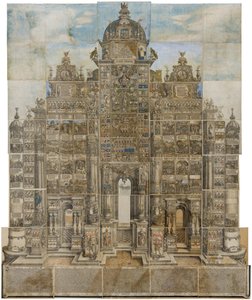 马克西米利安一世皇帝的凯旋门 作者 阿尔布雷希特·阿尔特多夫（Albrecht Altdorfer）