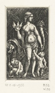 维纳斯与双鲤鱼 作者 阿尔布雷希特·阿尔特多夫（Albrecht Altdorfer）