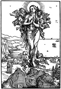 玛丽亚·玛格达琳娜（Maria Magdalena）的提升，1507-1510，1936年 作者 阿尔布雷希特丢勒