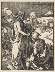 基督出现在玛丽·马格达琳（Mary Magdalen）的《小激情》中。 1510。 作者 阿尔布雷希特丢勒