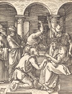 基督冠以荆棘，可能约1509-1510年。 作者 阿尔布雷希特丢勒