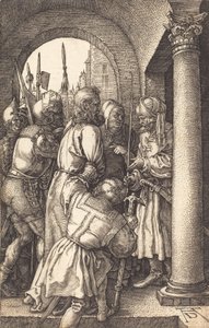 基督在彼拉多面前，1512年。 作者 阿尔布雷希特丢勒