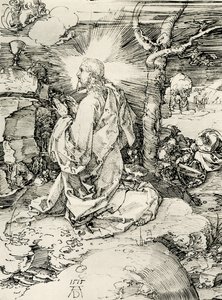 基督在橄榄山上 作者 Albrecht Dürer