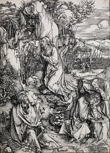 橄榄山上的基督，1496-1511年 作者 阿尔布雷希特丢勒