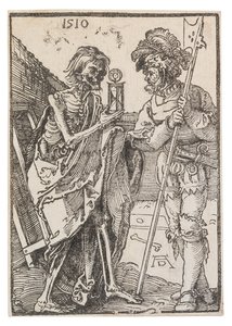 死亡和兰斯奎内，1510年。 作者 阿尔布雷希特丢勒