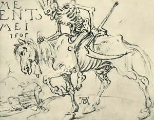 死骑，1505年，1943年。 作者 阿尔布雷希特丢勒