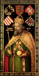 皇帝西吉斯蒙德，神圣罗马帝国皇帝，匈牙利国王和波希米亚（1368-1437），c.1600 作者 阿尔布雷希特丢勒