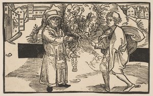 Eunuches，来自特伦斯喜剧片，19世纪重印。 作者 阿尔布雷希特丢勒