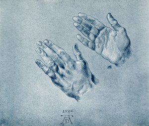 祈祷皇帝马克西米利安的手 作者 阿尔布雷希特丢勒