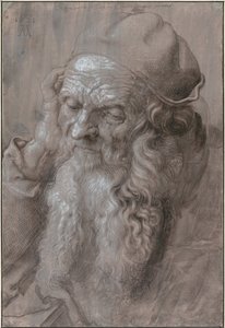 老人头，1521年 作者 阿尔布雷希特丢勒