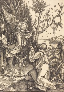约阿希姆和天使，约1504年。 作者 阿尔布雷希特丢勒
