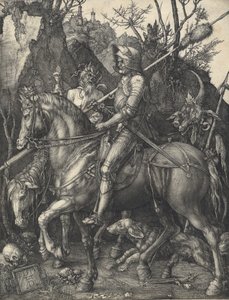 骑士，死亡与魔鬼，1513年。 作者 阿尔布雷希特丢勒