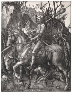 骑士，死亡与魔鬼，1513年。 作者 阿尔布雷希特丢勒