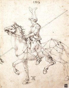 1502年骑马骑兵 作者 阿尔布雷希特丢勒