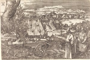 1518年的加农炮风景 作者 阿尔布雷希特丢勒