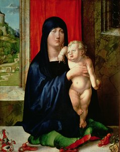 麦当娜和儿童，c.1496-99（反向见61322）