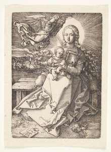 天使为圣母加冕 作者 Albrecht Dürer