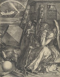 Melencolia I，1514年。 作者 阿尔布雷希特丢勒