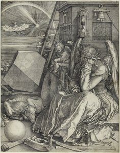 Melencolia I，1514年。 作者 阿尔布雷希特丢勒