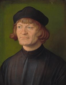 教士约翰-多尔什的肖像，1516年。 作者 阿尔布雷希特丢勒
