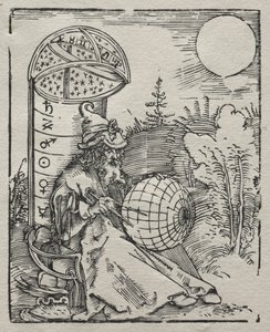 托勒密与天球仪，1504年。 作者 阿尔布雷希特丢勒