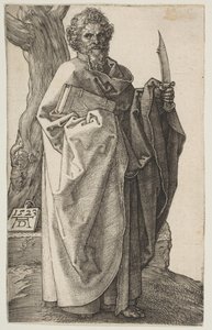 圣巴托洛缪，1523年。 作者 阿尔布雷希特丢勒