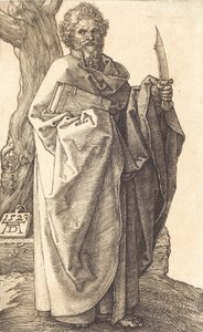 圣巴托洛缪，1523年。 作者 阿尔布雷希特丢勒