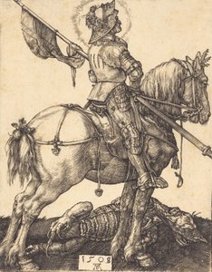 马背上的圣乔治，1508年。 作者 阿尔布雷希特丢勒