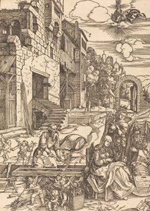 圣家族在埃及的逗留，约1504年。 作者 阿尔布雷希特丢勒