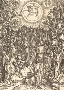羔羊的崇拜》，1498年。 作者 阿尔布雷希特丢勒