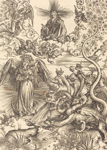 世界末日的女人》，1498年。 作者 阿尔布雷希特丢勒