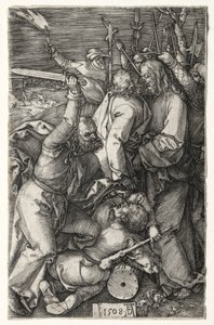 犹大的基督背叛，1508年。 作者 阿尔布雷希特丢勒