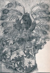 威廉和沃尔夫冈·罗根多夫的徽章，1520年，1906年 作者 阿尔布雷希特丢勒