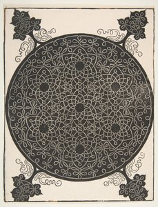 第五结。 1521年前与七个六角星交错的Roundel。 作者 阿尔布雷希特丢勒