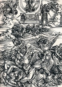 四个复仇天使，1498年1906年 作者 阿尔布雷希特丢勒