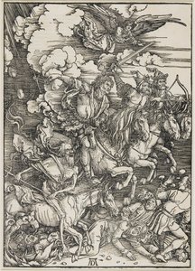 四骑士，1496-1498 作者 阿尔布雷希特丢勒