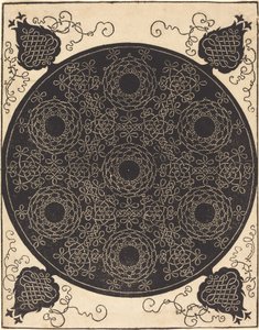 第四个结（由七个黑色圆心的环形结组成） 作者 阿尔布雷希特丢勒