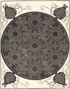 第四结结合了七个圆形的结组，中心为黑色，可能是15061507。 作者 阿尔布雷希特丢勒