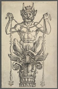大柱顶块，约。 1517。 作者 阿尔布雷希特丢勒