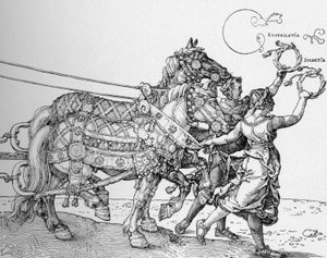 马克西米利安皇帝的凯旋大车，1523年，1906年 作者 阿尔布雷希特丢勒