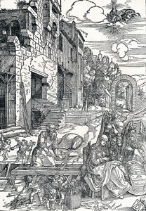 埃及的神圣家族，c1501-1502，1906年 作者 阿尔布雷希特丢勒