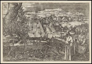 大炮风景，1518年 作者 阿尔布雷希特丢勒